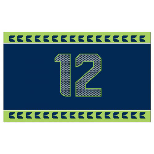 Seattle Seahawks Polyester 2 x 3 ft. Flag by NeoPlex
