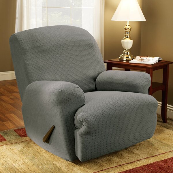 Simple Stretch Subway T-Cushion Recliner Slipcover By Sure Fit