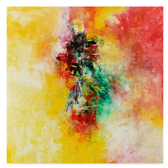 Trademark Art Somewhere Over The Rainbow Abstract Acrylic