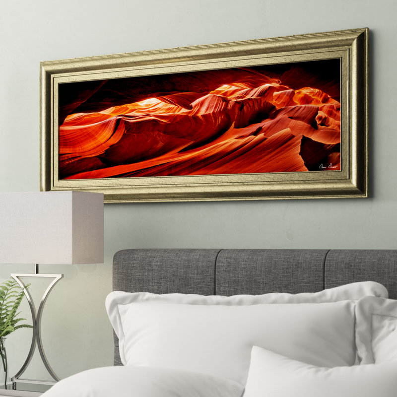 Winston Porter Sun Shining Through Canyon Viii Framed Graphic