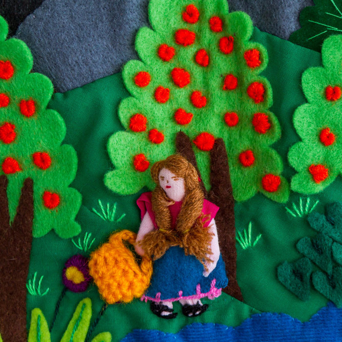 Fair Trade Nature Folk Art Lique Wall Hanging Fair Trade Nature Folk Art Lique Wall Hanging
