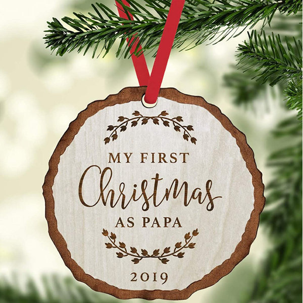 papa christmas ornament