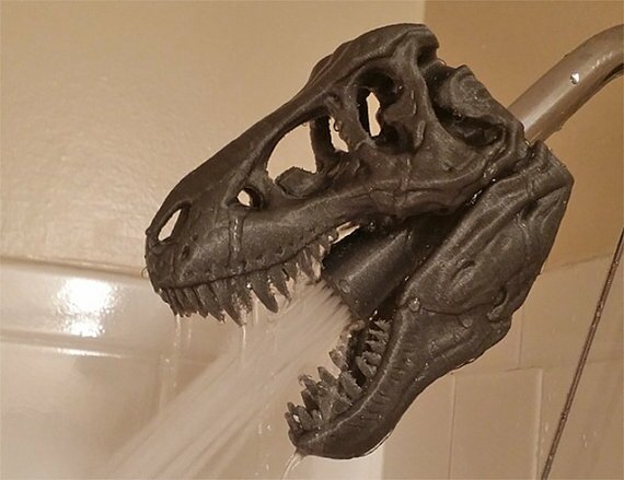 Showersaurus Rex Shower Head by Koling LLC