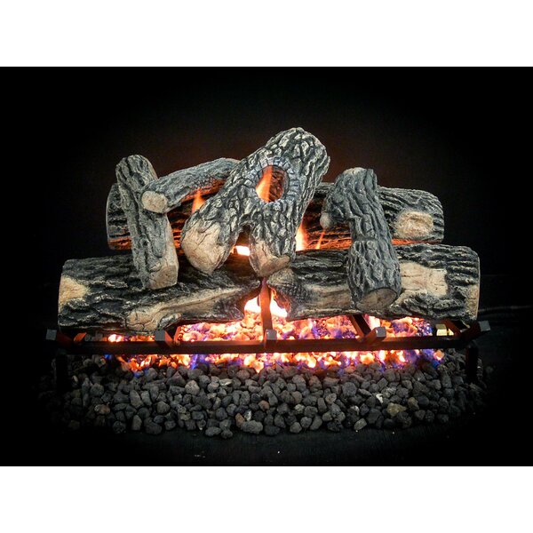 Majestic Vented Natural Gas/Propane Fireplace Logs By Dreffco