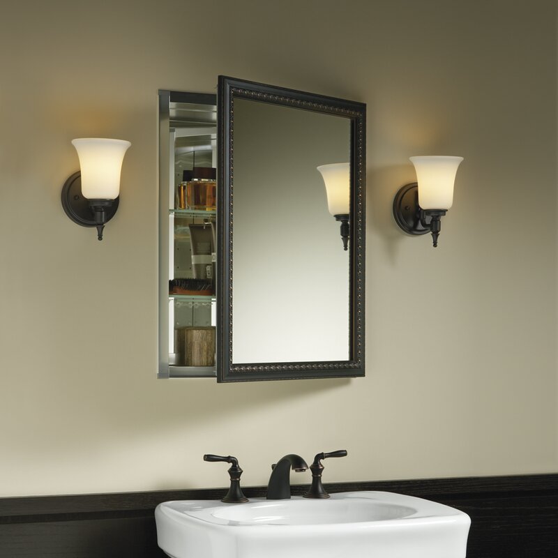 K-2967-BR1 Kohler 20" x 26" Wall Mount Mirrored Medicine ...