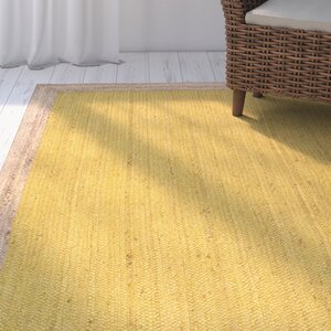 Merri Hand-Woven Yellow Area Rug