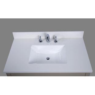 Vanity Tops You Ll Love Wayfair Thos 37 Single Bathroom Vanity Top