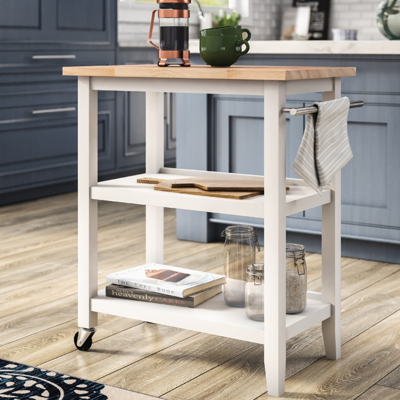 Andover Mills Raabe Kitchen Cart Reviews Wayfair