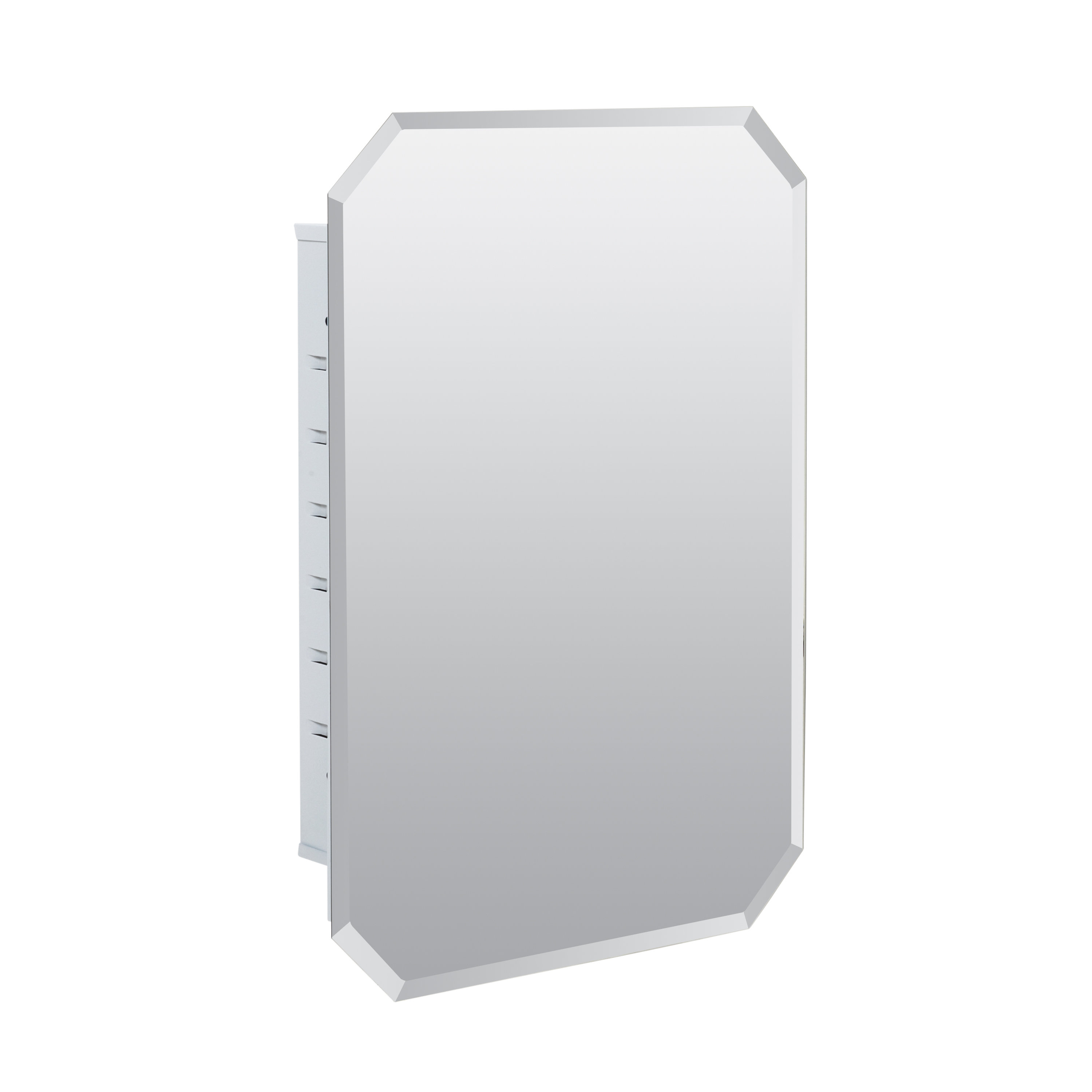 Westling Recessed Frameless Medicine Cabinet With 2 Adjustable