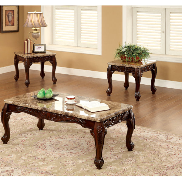 Albertus 3 Piece Coffee Table Set by Astoria Grand