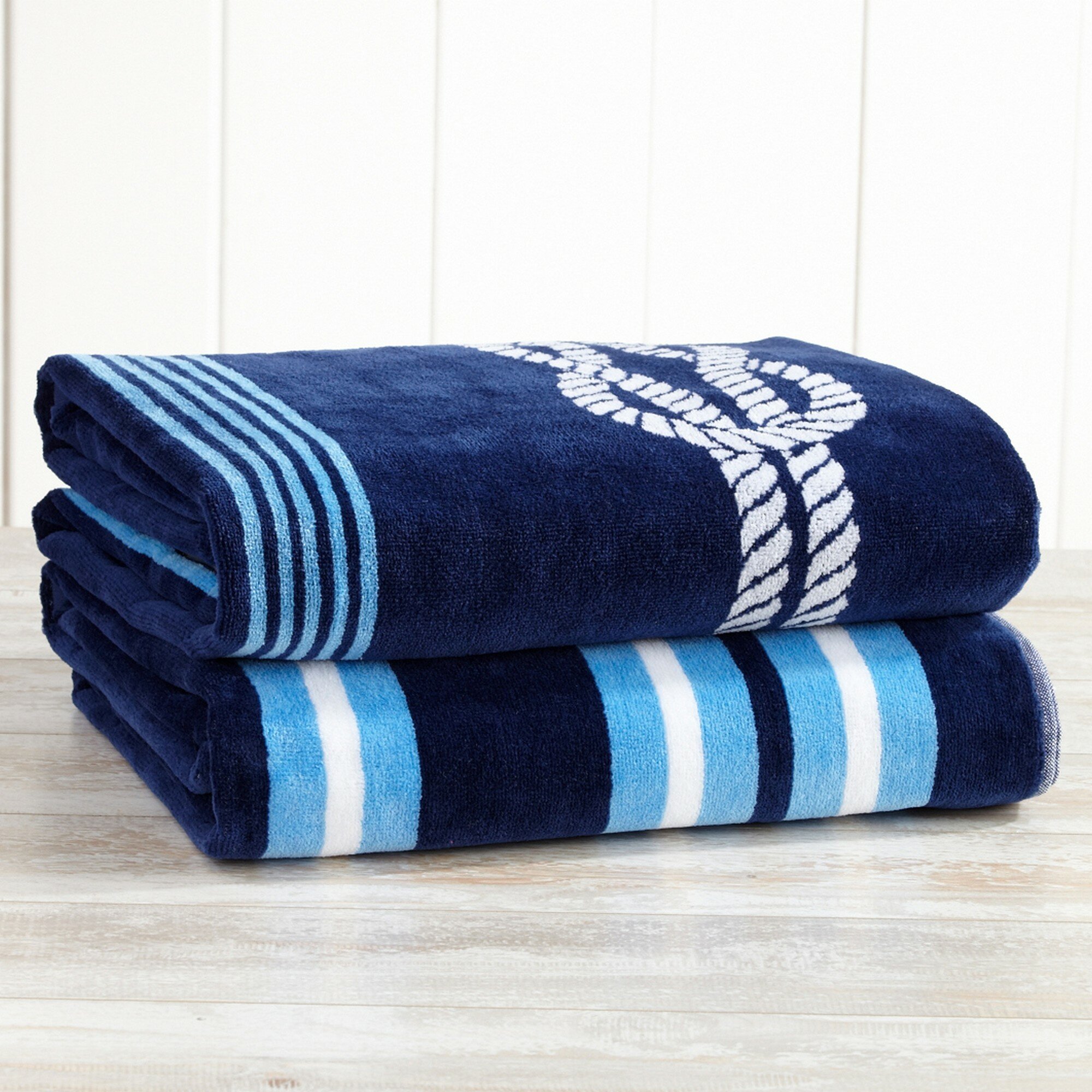 Piece 100% Cotton Beach Towel Set 