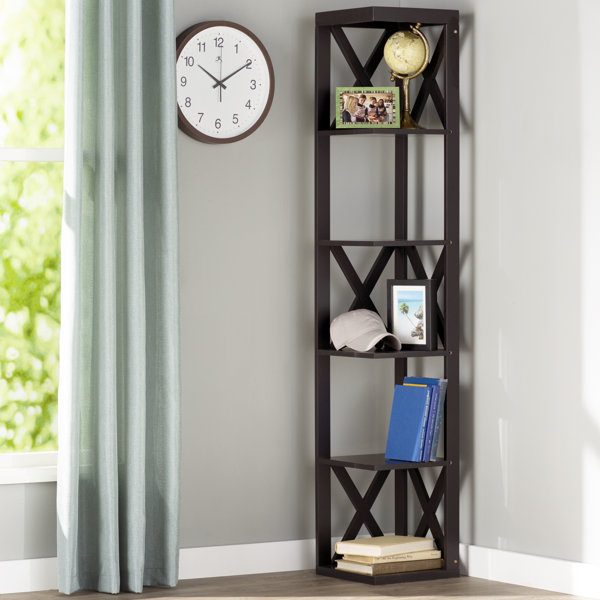 Hattie Corner Unit Bookcase by Andover Mills