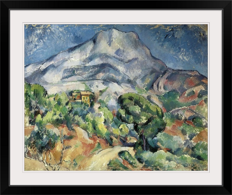 Great Big Canvas The Mountain Saint Victoire By Paul Cezanne