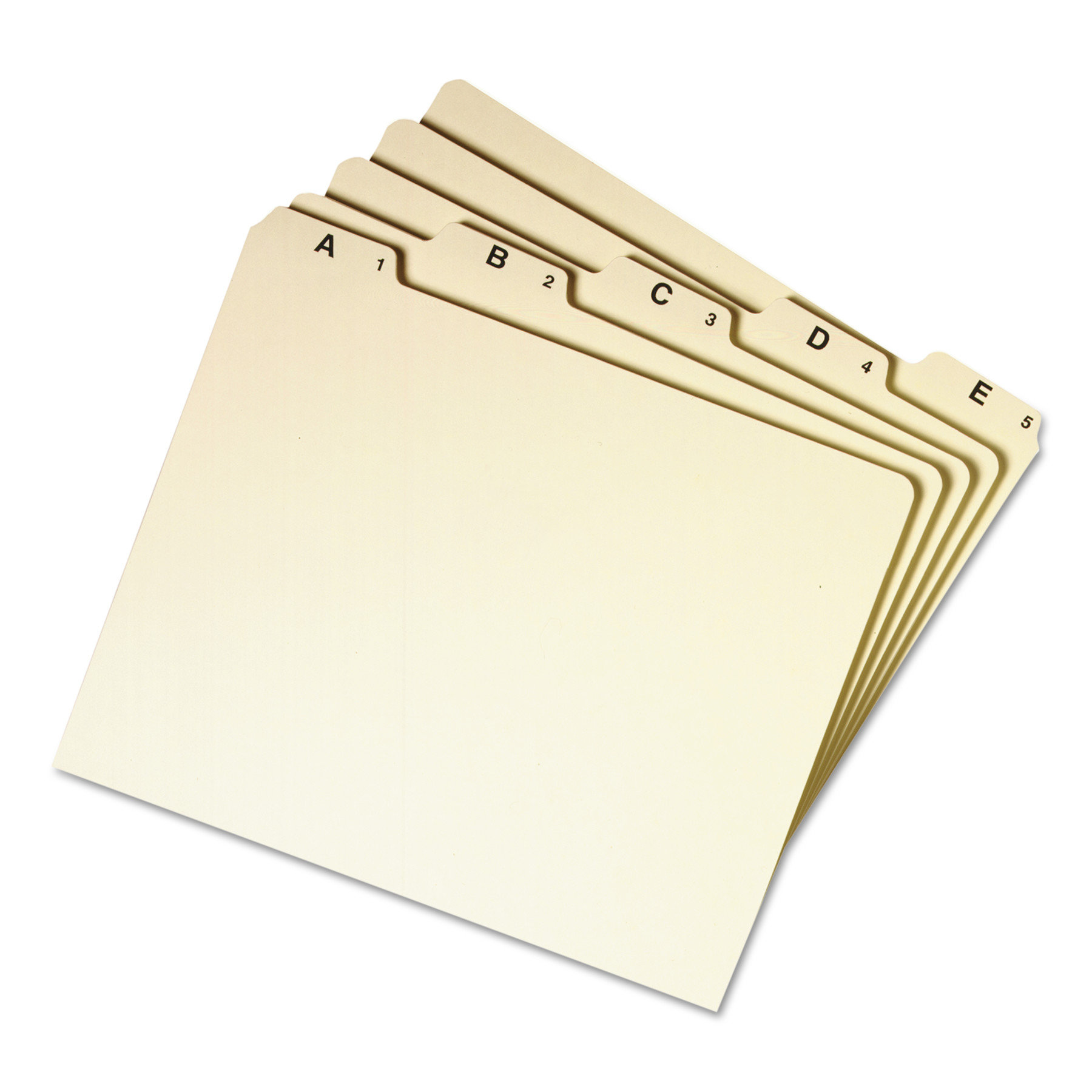 Smead Alpha Recycled Top Tab File Guides 1 5 Tab 25 Set Wayfair