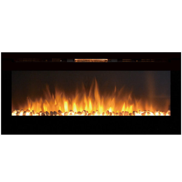 DeMotte Wall Mounted Electric Fireplace by Ivy Bronx