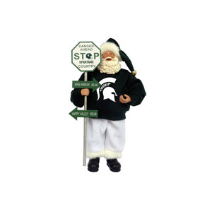NCAA Arkansas Country Claus Figurine