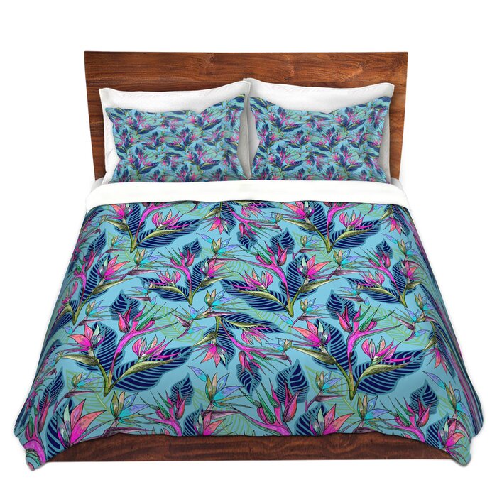 East Urban Home Tropical Duvet Cover Set Wayfair