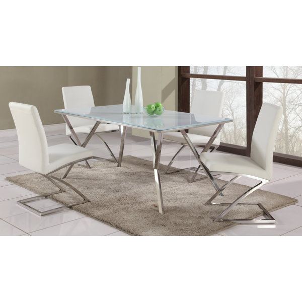 Decimus 5 Piece Metal Dining Set By Orren Ellis Amazing