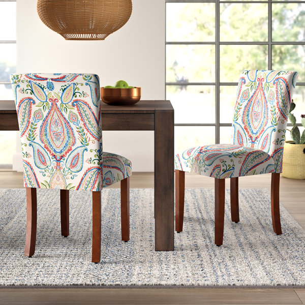 Giana Paisley Upholstered Dining Chair (Set Of 2) By Mistana