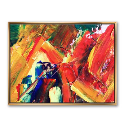Exploration - Painting Print on Canvas East Urban Home Format: Gold Framed Canvas, Size: 24