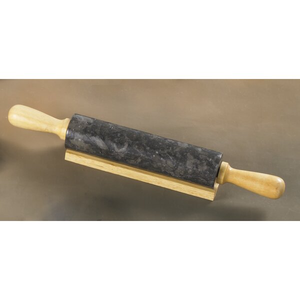 The Byzantine Deluxe Rolling Pin in Charcoal by Creative Home