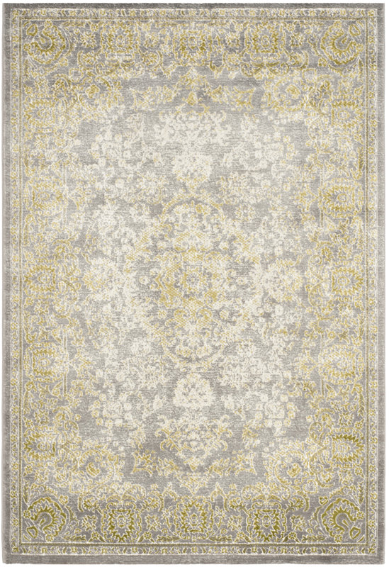 One Allium Way Auguste Gray/Green Area Rug & Reviews Wayfair
