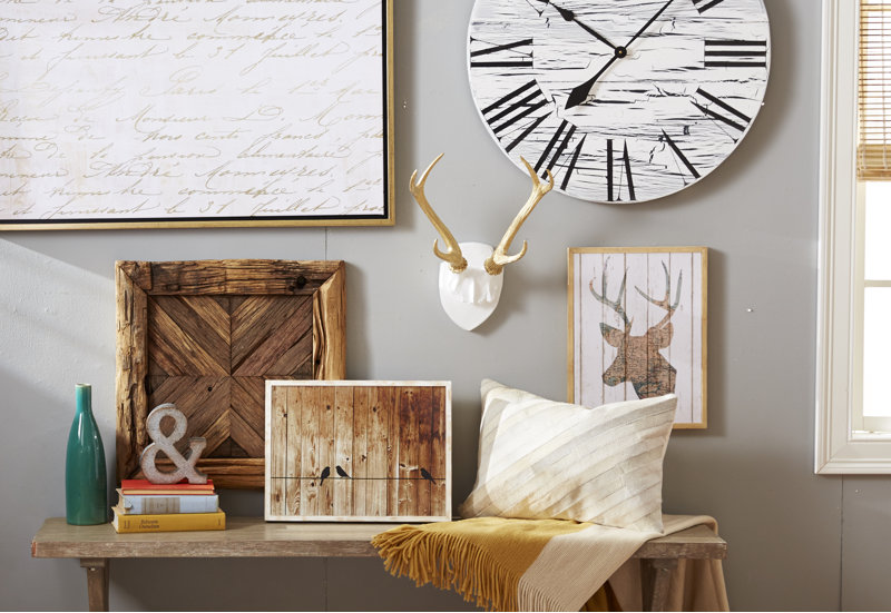Brayden Studio Large Faux Taxidermy Antler Rack Wall Decor
