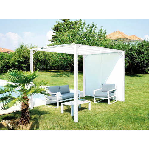 Naugle 3.5m x 2.5m Iron Pergola Dakota Fields