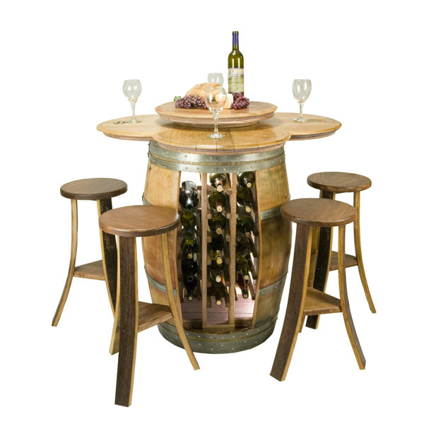 Wine Barrel 5 Piece Dining Set By Napa East Collection Design