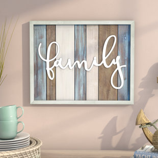 Family Room Wall Decor Wayfair Family Wood Wall Décor