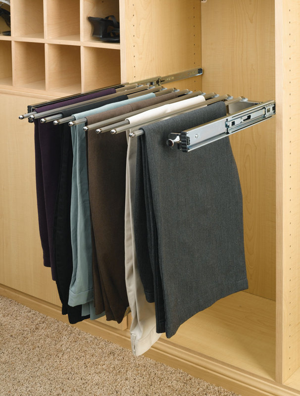 Rev A Shelf Pull Out Pants Rack With Full Extension Slide Reviews Pull Out Pants Rack With Full Extension Slide