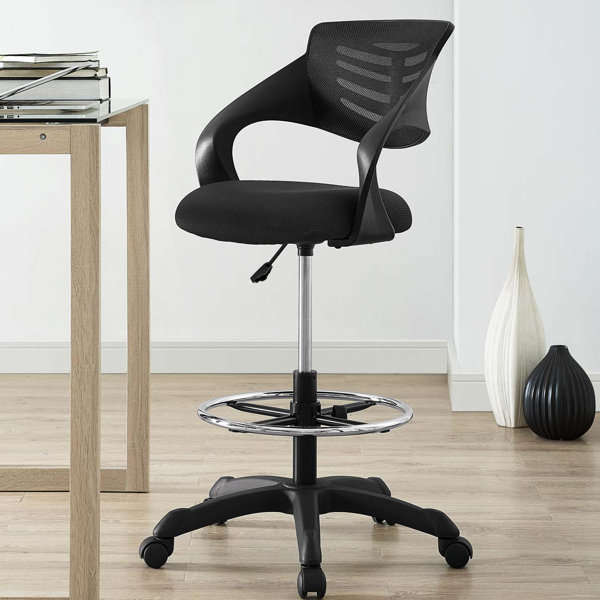Knopp Mesh Drafting Chair by Symple Stuff