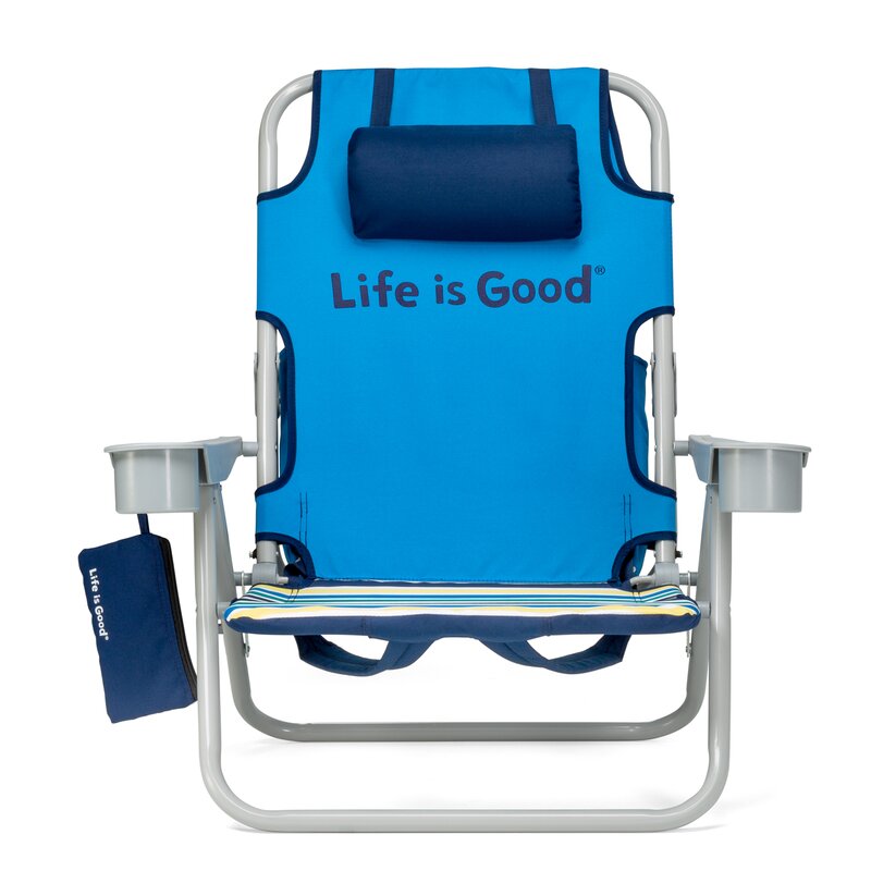 Life Is Good Reclining Beach Chair Reviews Wayfair