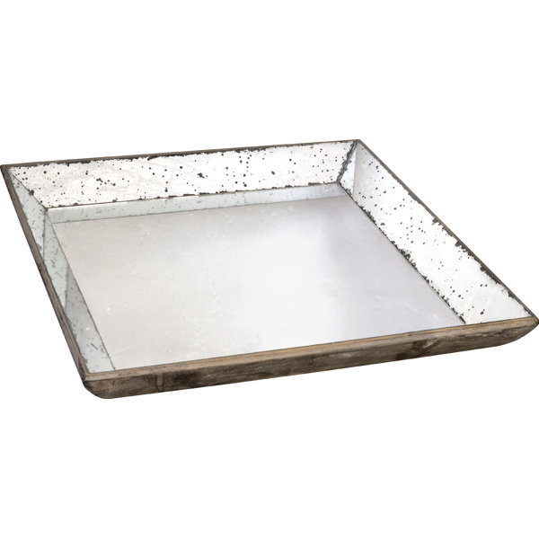 Midlothian Square Glass Serving Tray by Greyleigh