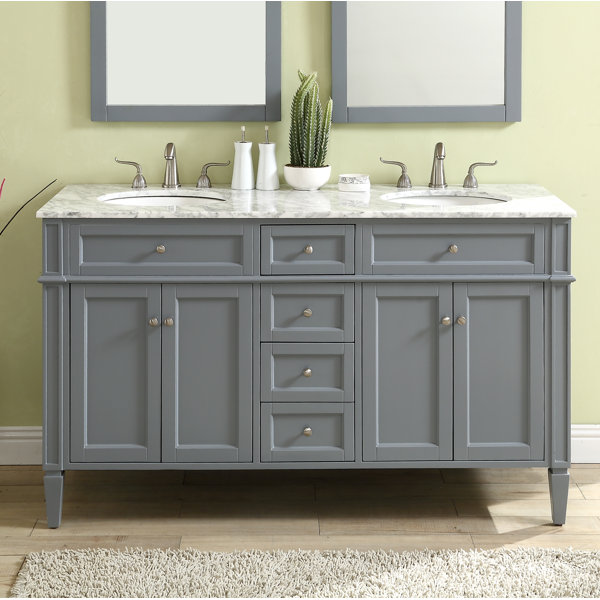 Bedonia 60 Double Bathroom Vanity Set by Darby Home Co