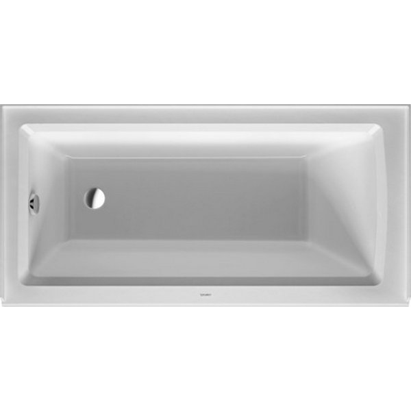 Duravit Architec 60" x 30" Alcove Soaking Bathtub with 19 ...