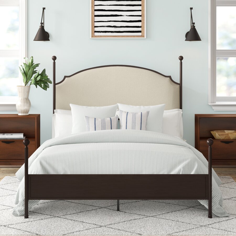 Sidwell Upholstered Panel Bed