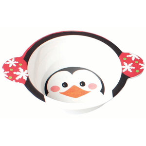 Penguin Flurries Low Melamine Soup Bowl (Set of 12)