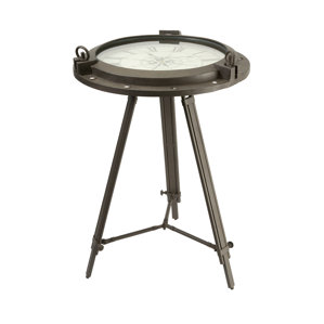 Tripod Clock End Table by IMAX
