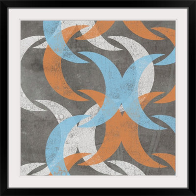 'Graphic Wave I' Jennifer Goldberger Graphic Art Print Great Big Canvas Format: Black Frame, Size: 38