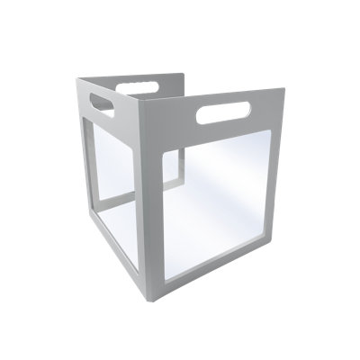 Foldable Desktop Separationscreen With Handle SeparationScreen