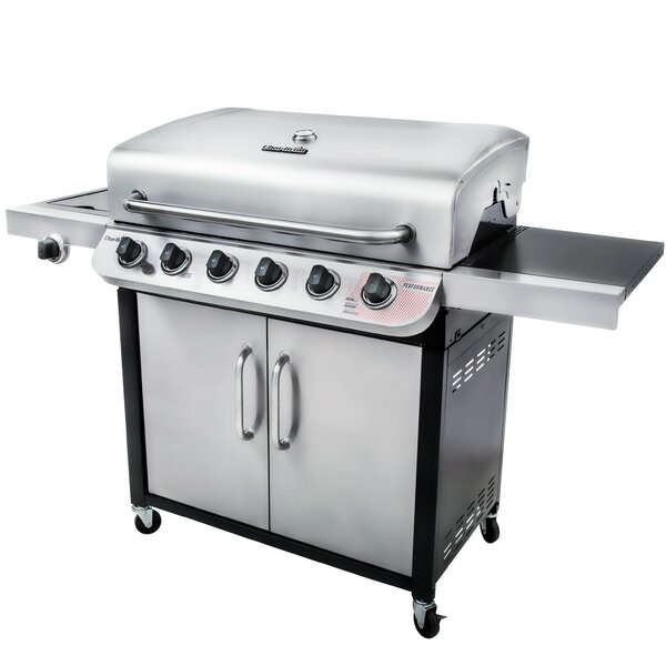 Performance™ 6-Burner Liquid Propane Gas Grill with Cabinet by Char-Broil
