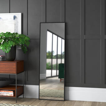 East Urban Home Whirl Geometric Pattern Xii Modern Frameless Wall Mirror Wayfair