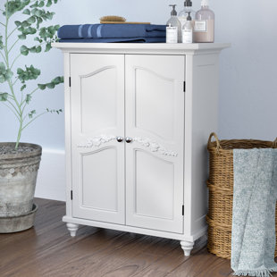 White Bathroom Floor Cabinet Wayfair Save