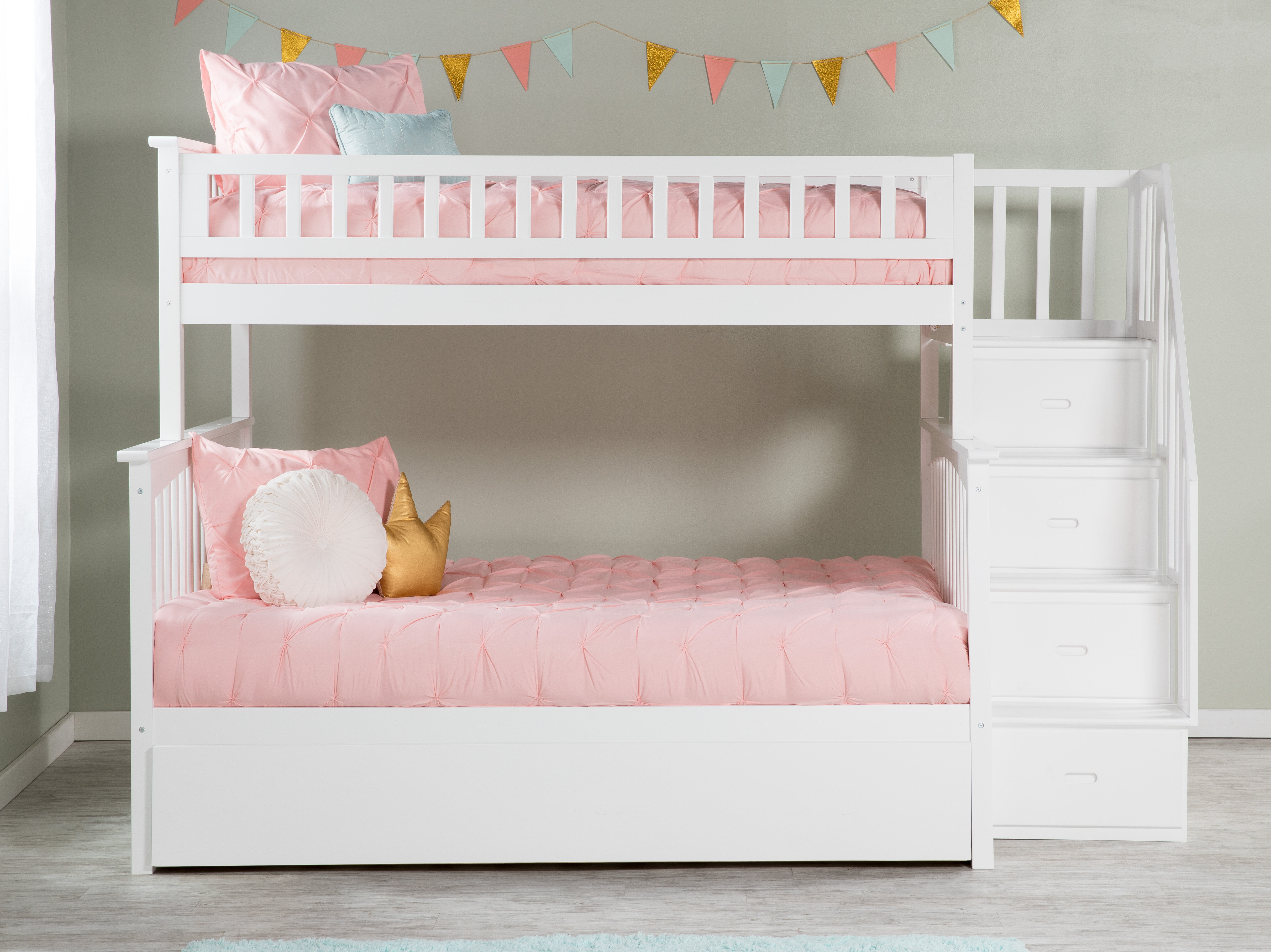 wayfair bunk beds with trundle