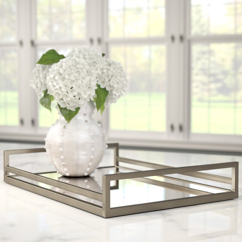 silver coffee table tray