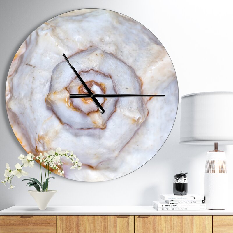 East Urban Home Oversized Coastal Wall Clock & Reviews | Wayfair