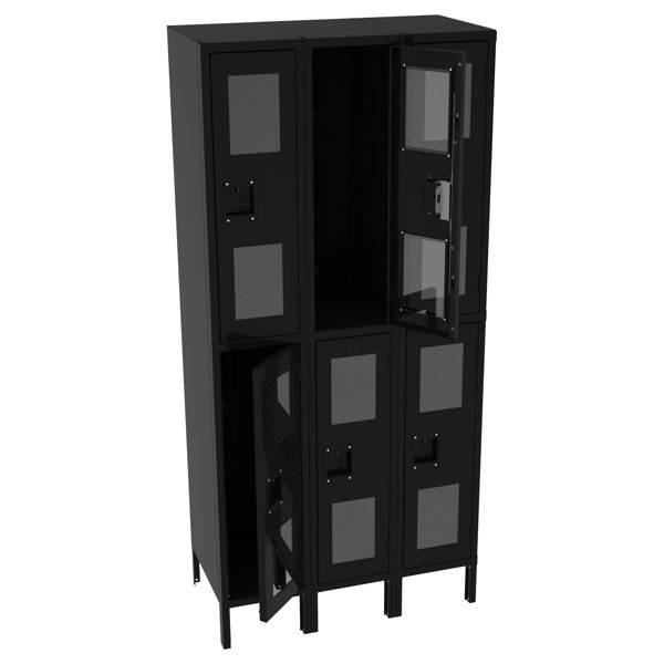 2 Tier 3 Wide Employee Locker by Tennsco Corp.