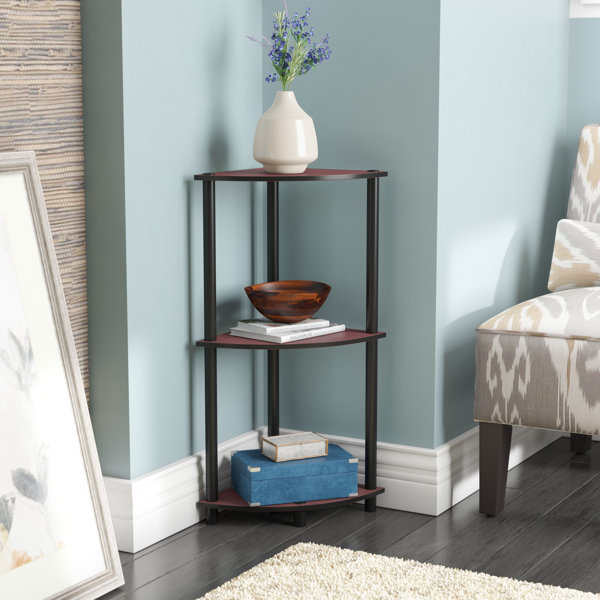 Baril Corner Unit Bookcase by Ebern Designs