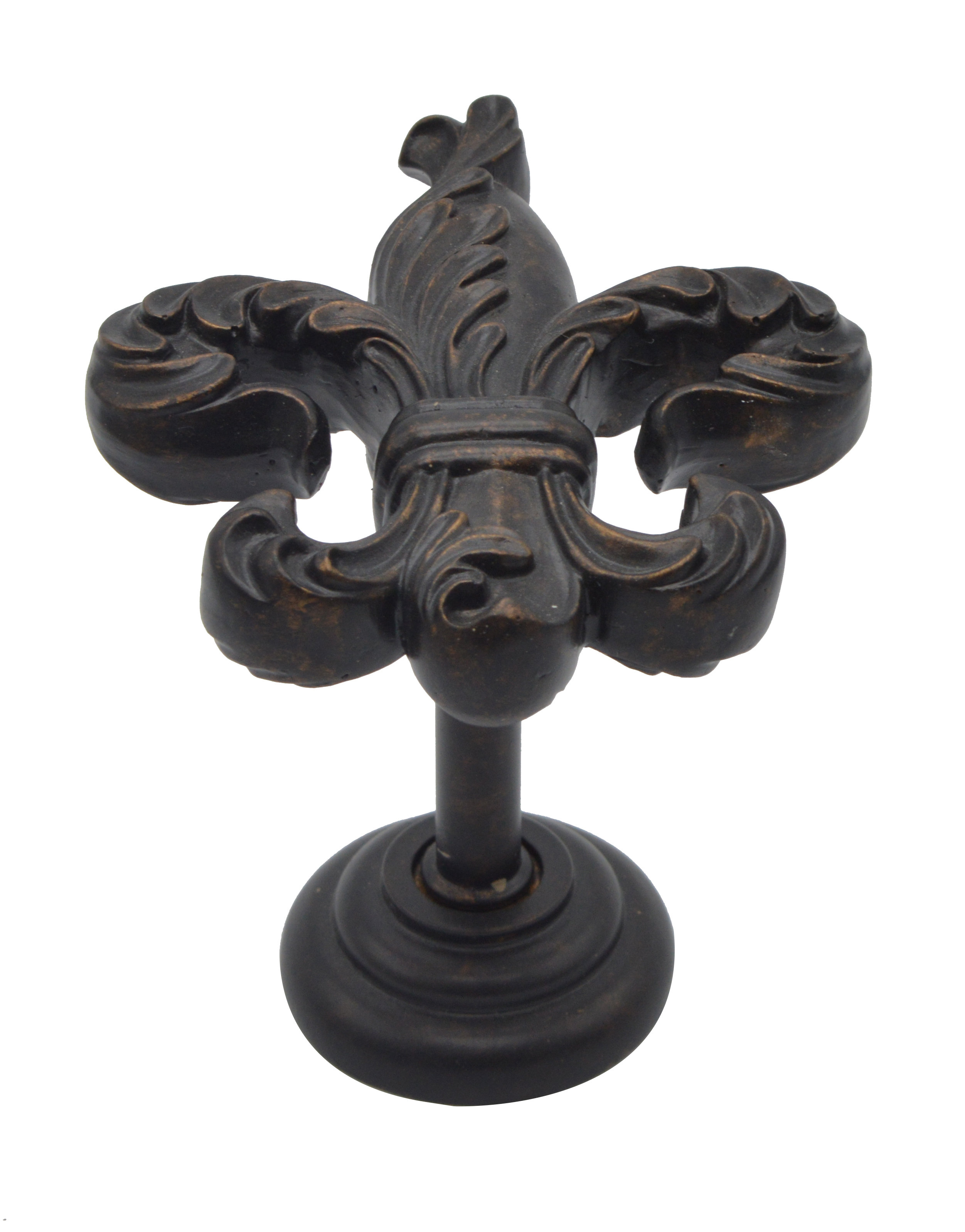 Bloomsbury Market Fleur De Lis Medallion Curtain Holdback